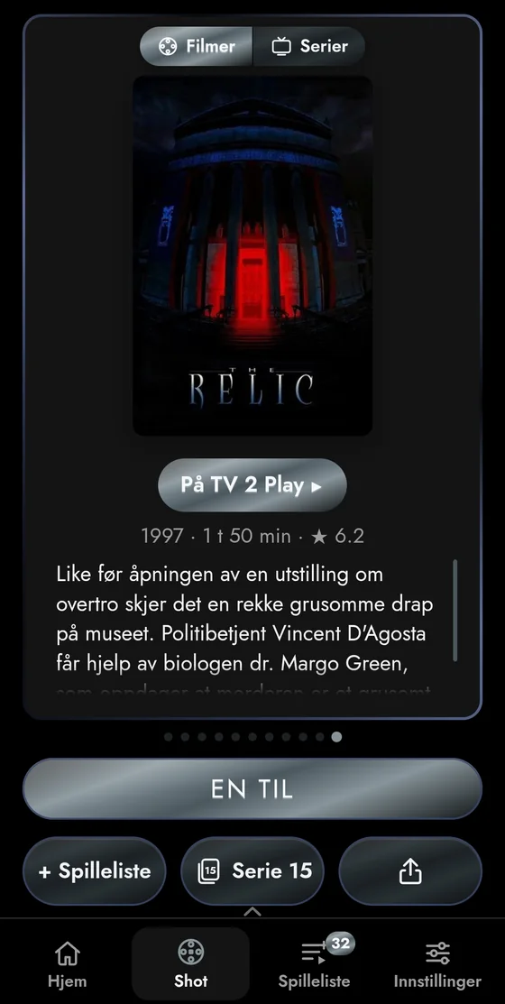 En film, med en gang